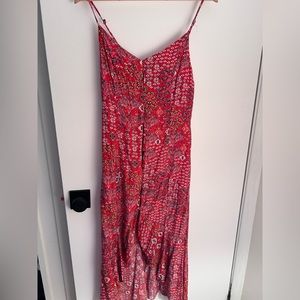 Abel the label high low dress red xs
